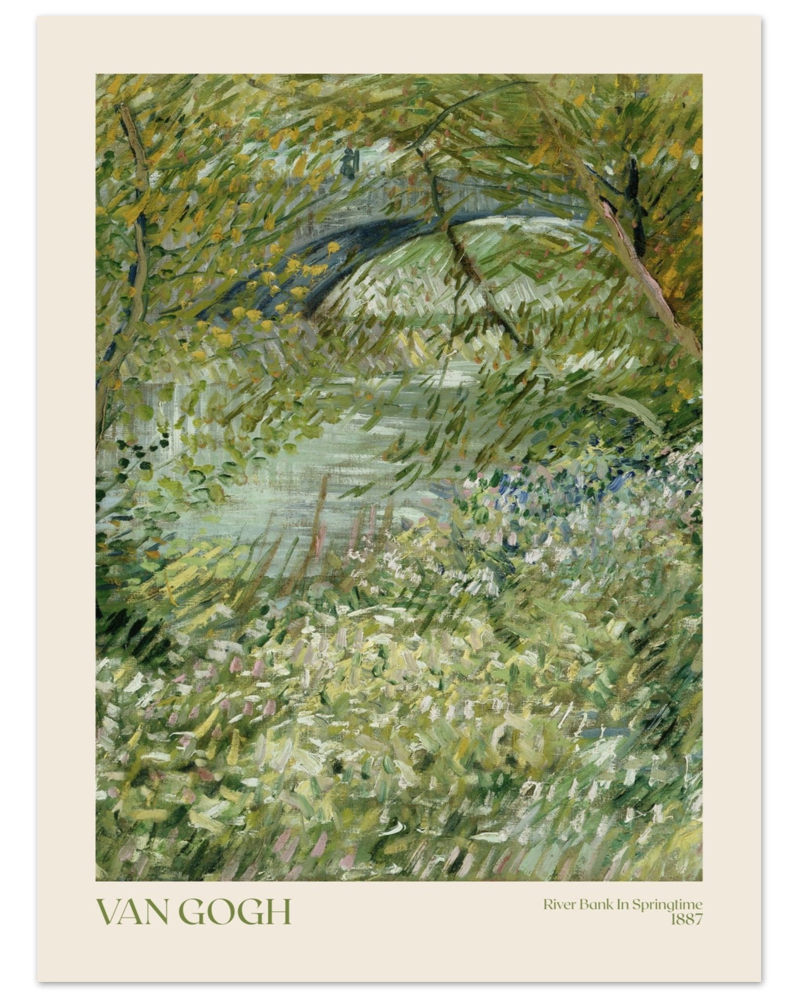 Van Gogh - River Bank in Springtime