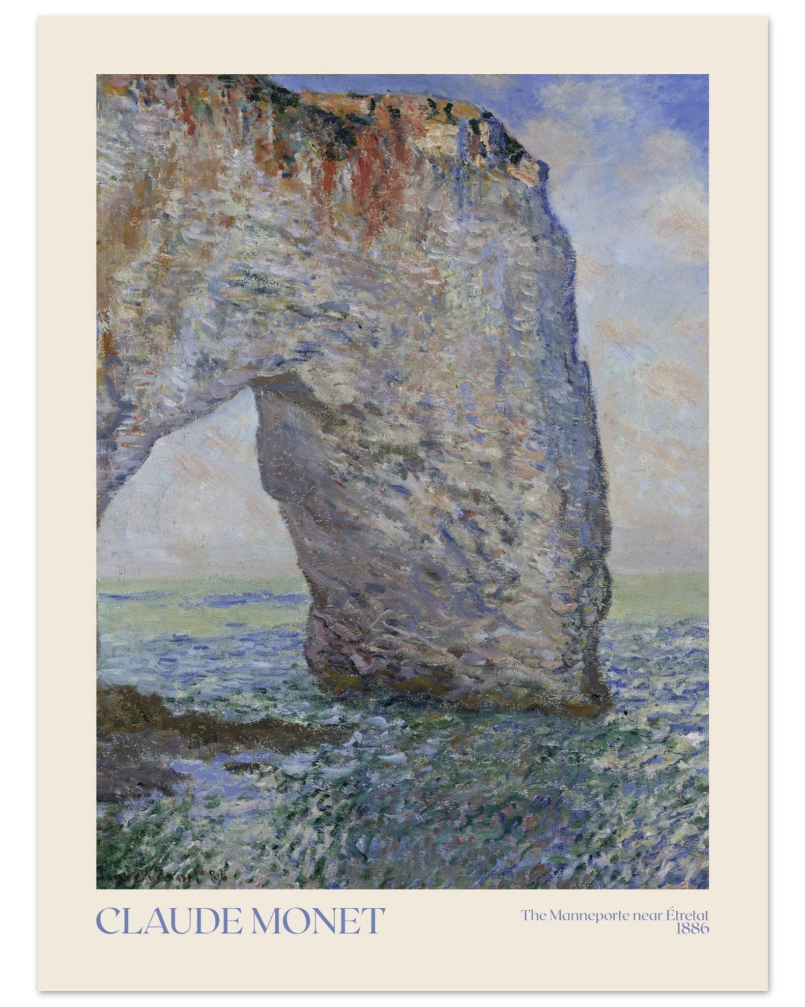 Claude Monet - The Manneporte near Étretat